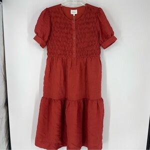 Bohme Rust Midi Dress